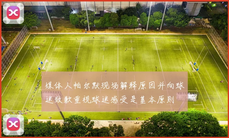 媒体人帕尔默现场解释原因并向球迷致歉重视球迷感受是基本原则